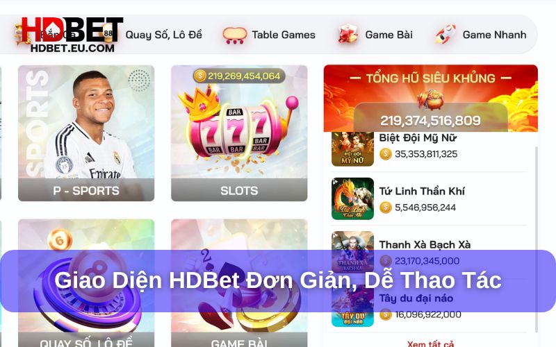 Giao diện đơn giản giúp hội viên dễ dàng thao tác Giao diện đơn giản giúp hội viên dễ dàng thao tác