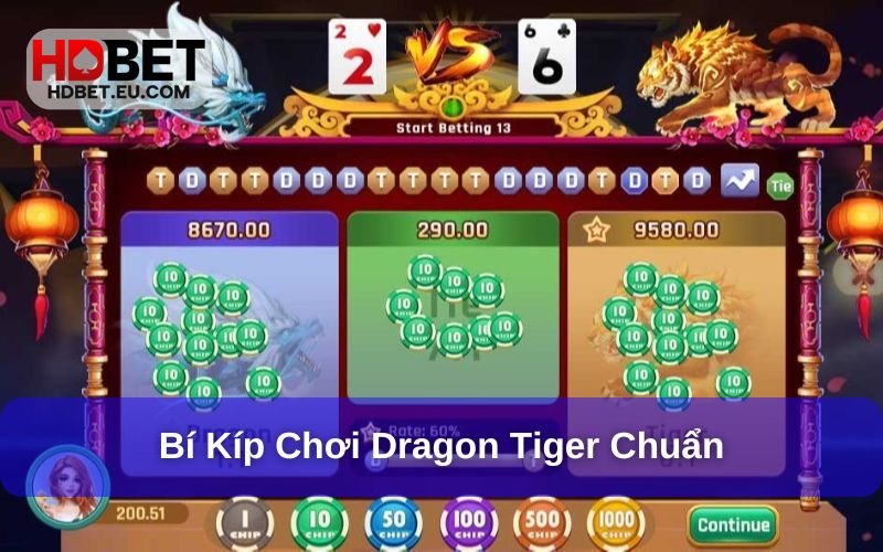 Dragon Tiger 2025 - Trò Chơi Bài Đỉnh Cao Tại HDBet 4 Bí quyết chinh phục mọi ván chơi Rồng Hổ
