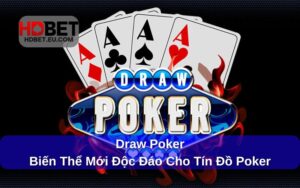 Draw Poker là trò game bài cực hấp dẫn