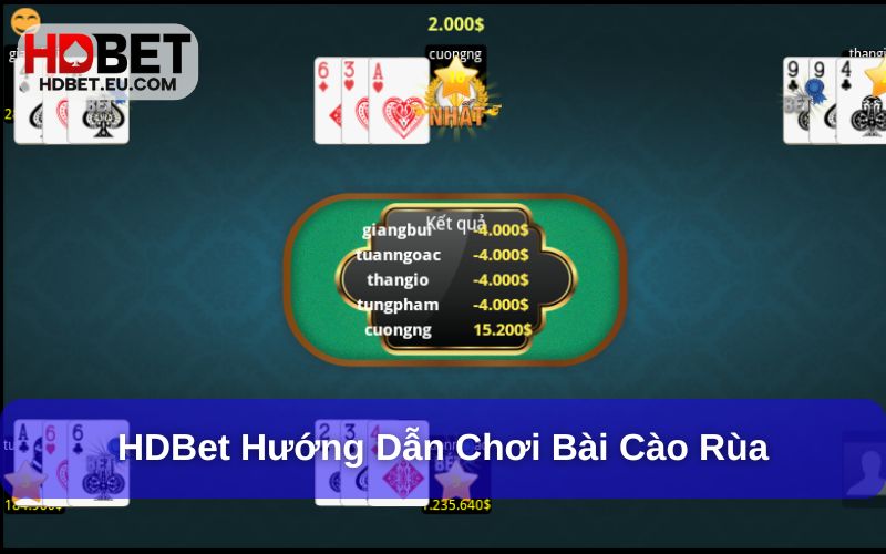 HDbet Eucom Hướng Dẫn Cách Chơi Bài Cào Rùa Siêu Chi Tiết 3 Cách tham gia bài cào tại HDBet
