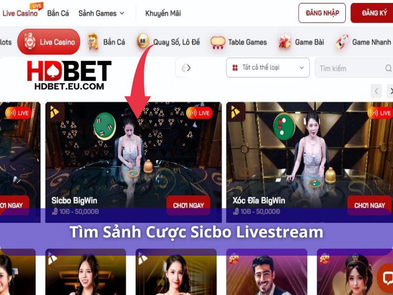 Hướng Dẫn Cách Chơi Sicbo Tại HDbet Chi Tiết, Dễ Hiểu Cho Tân Thủ 3 Sicbo tại HDbet bao gồm phiên bản 3D và livestream