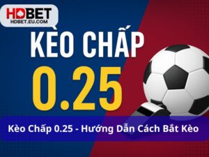Kèo Chấp 0.25 - Hướng Dẫn Cách Bắt Kèo Đúng Chuẩn Nhất 