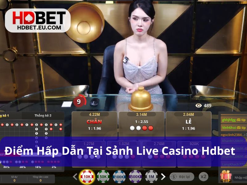 Live Casino HDbet – Cá Cược Sống Động, Đỉnh Cao Thực Thụ 2 Live casino HDbet uy tín và minh bạch