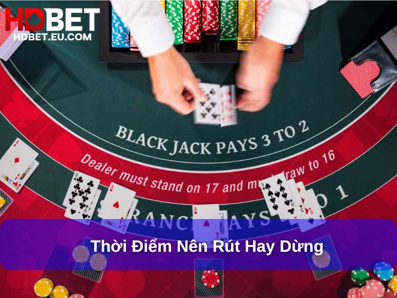 Cách Chơi Blackjack : Hướng Dẫn Đơn Giản Và Dễ Hiểu Dành Cho Người Mới 2 Thời điểm nên rút hay dừng